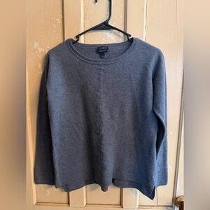 Talbots Charcoal Pure Merino Wool Sweater size M